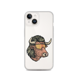 Bull Mullet iPhone Case - Clear