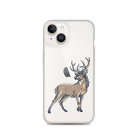 Deer Mullet Standing iPhone® Case - Clear