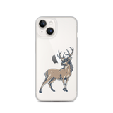 Deer Mullet Standing iPhone® Case - Clear