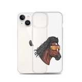 Horse Mullet iPhone Case - Clear