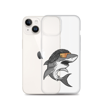 Shark Mullet iPhone Case - Clear