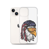 Eagle Mullet USA iPhone Case - Clear