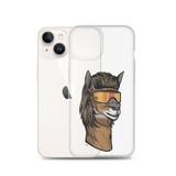 Llama Mullet iPhone Case - Clear