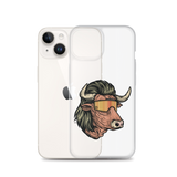 Bull Mullet iPhone Case - Clear