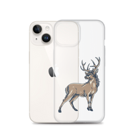 Deer Mullet Standing iPhone® Case - Clear