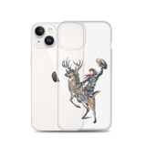 Deer Mullet Cowboy iPhone® Case - Clear