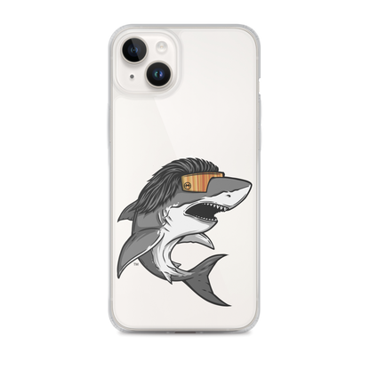 Shark Mullet iPhone Case - Clear