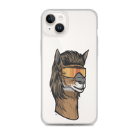 Llama Mullet iPhone Case - Clear