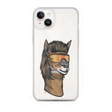 Llama Mullet iPhone Case - Clear