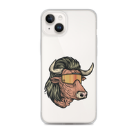 Bull Mullet iPhone Case - Clear