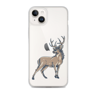 Deer Mullet Standing iPhone® Case - Clear