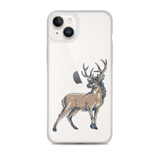 Deer Mullet Standing iPhone® Case - Clear