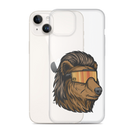 Bear Mullet iPhone Case - Clear