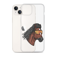 Horse Mullet iPhone Case - Clear