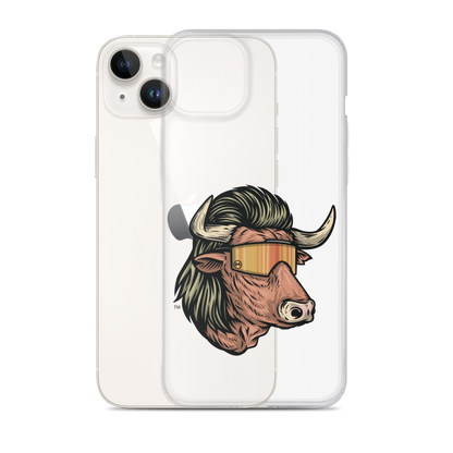 Bull Mullet iPhone Case - Clear