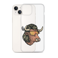 Bull Mullet iPhone Case - Clear