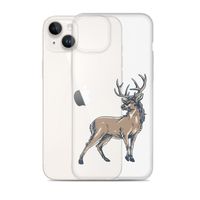 Deer Mullet Standing iPhone® Case - Clear