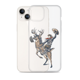 Deer Mullet Cowboy iPhone® Case - Clear