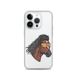 Horse Mullet iPhone Case - Clear