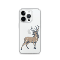 Deer Mullet Standing iPhone® Case - Clear