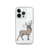 Deer Mullet Standing iPhone® Case - Clear