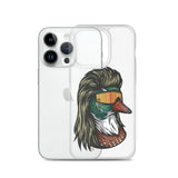 Duck Mullet iPhone Case - Clear