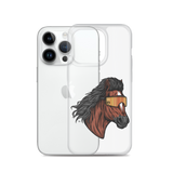 Horse Mullet iPhone Case - Clear