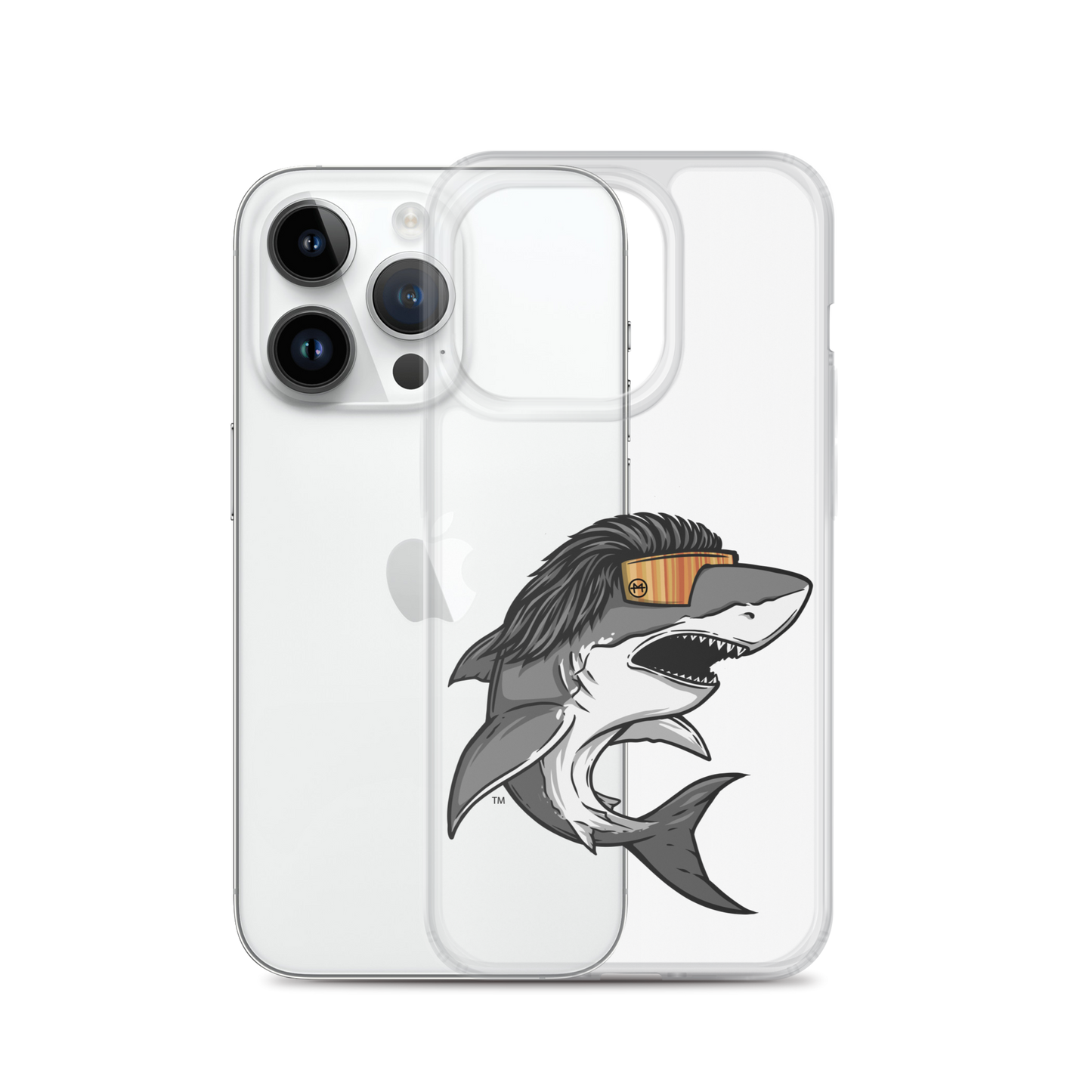 Shark Mullet iPhone Case - Clear