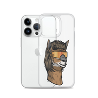 Llama Mullet iPhone Case - Clear