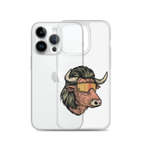 Bull Mullet iPhone Case - Clear