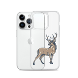 Deer Mullet Standing iPhone® Case - Clear