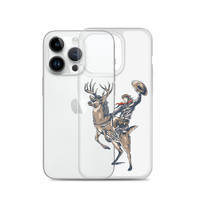 Deer Mullet Cowboy iPhone® Case - Clear