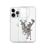 Deer Mullet Cowboy iPhone® Case - Clear