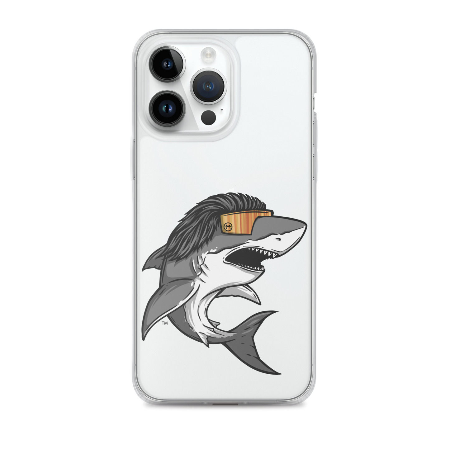 Shark Mullet iPhone Case - Clear