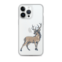 Deer Mullet Standing iPhone® Case - Clear