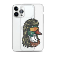 Duck Mullet iPhone Case - Clear