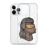 Chocolate Lab Mullet iPhone Case - Clear