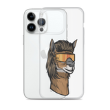 Llama Mullet iPhone Case - Clear