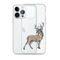 Deer Mullet Standing iPhone® Case - Clear