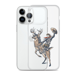 Deer Mullet Cowboy iPhone® Case - Clear