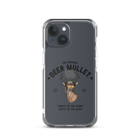 Deer Mullet Motto iPhone Case - Clear