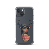 Deer Mullet USA 2.0 iPhone Case - Clear