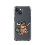 Bull Mullet iPhone Case - Clear