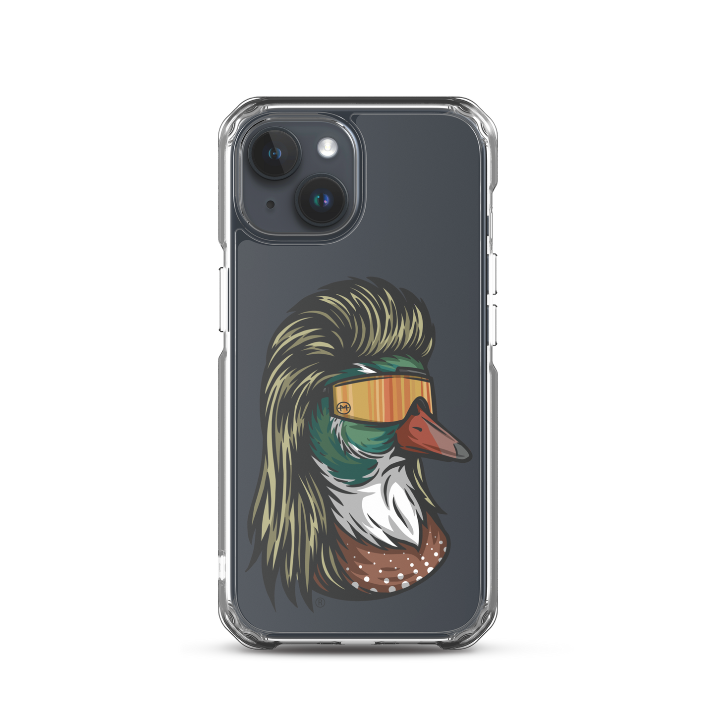 Duck Mullet iPhone Case - Clear