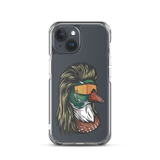 Duck Mullet iPhone Case - Clear