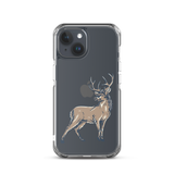 Deer Mullet Standing iPhone® Case - Clear