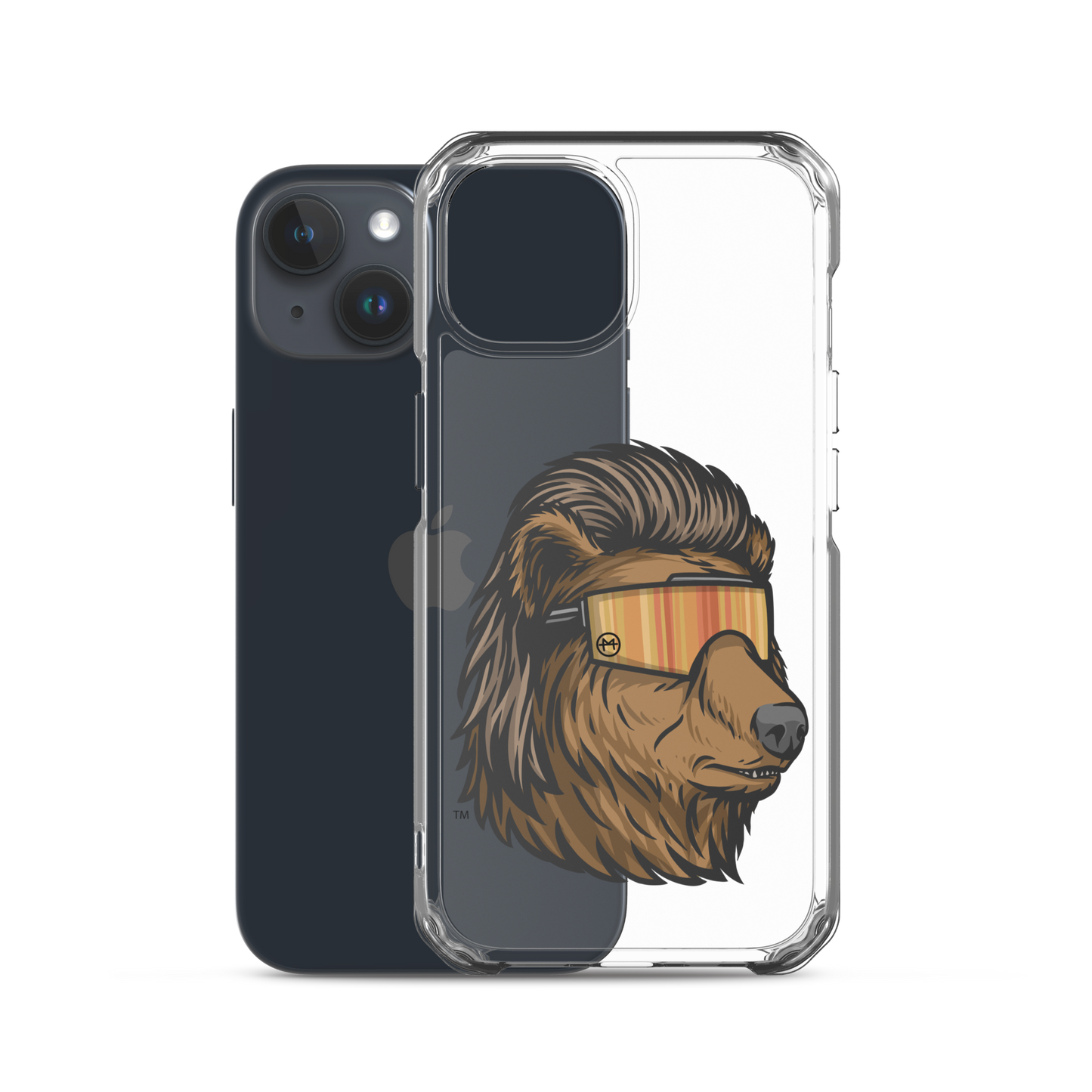 Bear Mullet iPhone Case - Clear