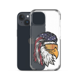 Eagle Mullet USA iPhone Case - Clear