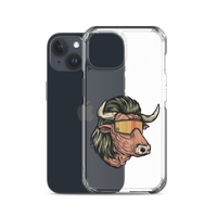 Bull Mullet iPhone Case - Clear