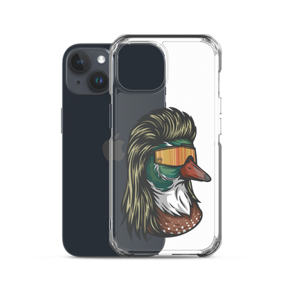 Duck Mullet iPhone Case - Clear